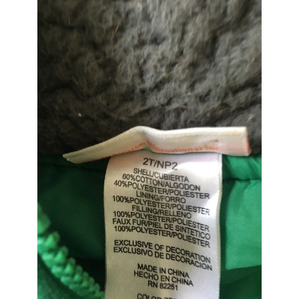Teenage Mutant Ninja Turtles Toddler Boys Hoodie Coat Full Zip Size 2T